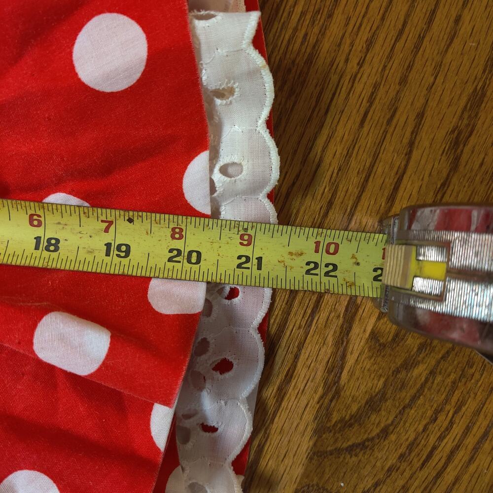 Vintage Disney Character Fashions Minnie Mouse Polka Dot Dress toddler Size 4T - Picture 7 of 7